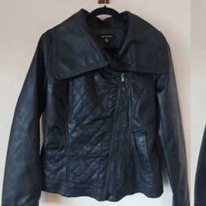 🌚Vegan Leather⭐EXCELLENT CONDITION⭐ moto jacket